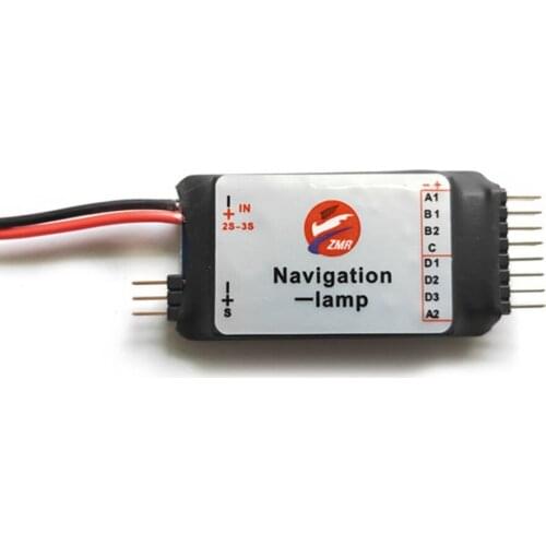Simulation Navigation Lamp Controller Board Ducted LED Light Controller for RC Fixed wing Aircraft Drone