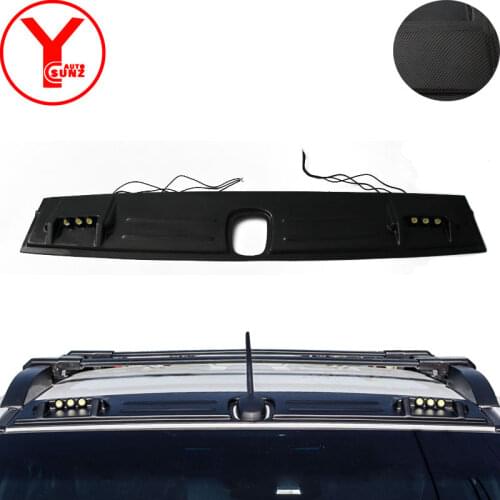 Carbon led raptor roof spoiler cover For Chevrolet Colorado Holden trailblazer Isuzu dmax 2016 2017 2018 car accessories YCSUNZ