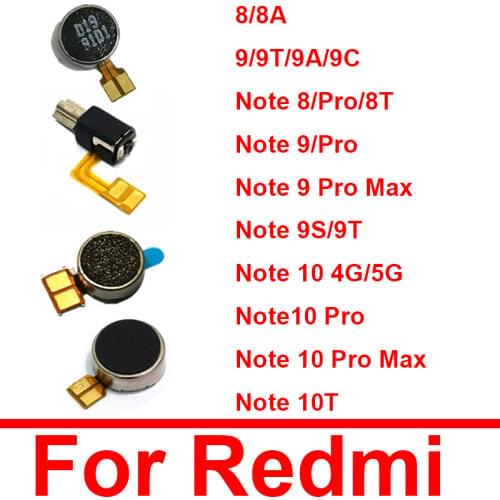 Motor Vibrator Module For Xiaomi Redmi Note 7 7A 8 8T 8A K20 Pro Vibration Motor Flex Ribbon Cable Replacement Repair Parts