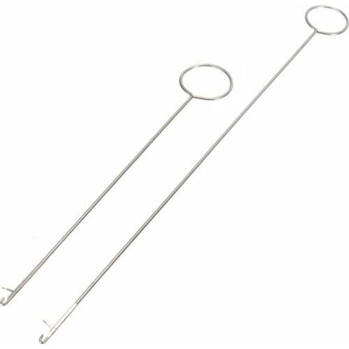 1PC Stainless Steel Sewing Loop Turner Hook For Turning Fabric Tubes Straps Belts Strips for Handmade DIY Sewing Tools