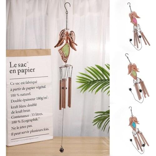 Luminous Fairy Wind Chimes Metal Wall Hanging Handmade Crafts Decoration for Home Garden Courtyard Wind Chimes Decorations Craft