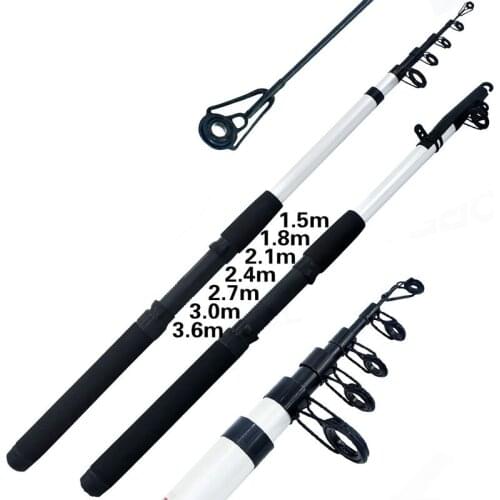 FRP Superhard Sea Fishing Rod Ultralight Fishing Pole 1.8M-3.0M Travel Portable Carp Telescopic Fishing Rod Fishing Tackle