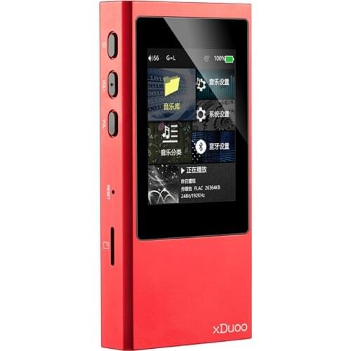 XDuoo X20 Portable Car HiFi Audio Bluetooth MP3 Music Player Aptx DSD 256 DAP PCM384kHz/32bit OPA1612 DAC 2.5mm Balance Output