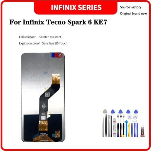 For Infinix Tecno Spark 6 KE7 LCD Display Touch Screen Digitizer Assembly For Infinix Tecno Spark 6 KE7 lcd Replacement