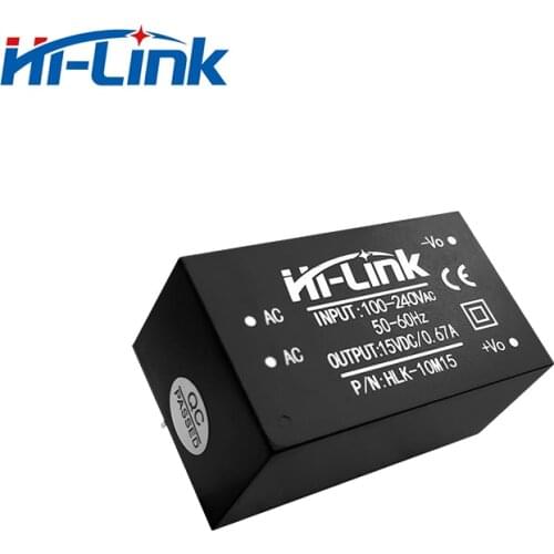 15pcs/lot Free Ship 85-264v to 10W 15V 660mA HLK-10M15 AC to DC converter module Manufacturer