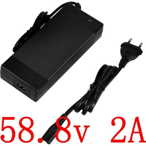 52V Battery charger 51.8V 52V li-ion battery 14S 58.8V 2A Charger 58.8V 2A lithium Battery Charger 58.8V 2A charger