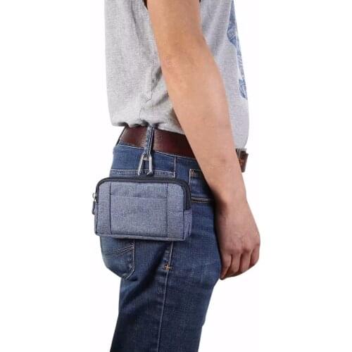 Hook Loop Waistband Belt Phone Case Bags Pouch For Galaxy J8/J7 Prime (2018)/J5 (2017)/J2 Pro (2018)/J2 (2018)/C7 (2017) J7+/C8