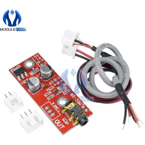 DC 3V 5V 12V Input Electret Microphone Micro Phone Amplifier Board Sound Voice Module Board Microphone Amplifier