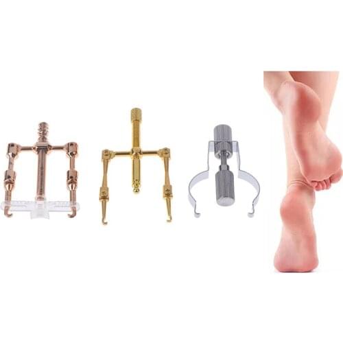 Stainless Steel Two-sided Ingrown Toenail Correction Tool Set Ingrown Toenails Lifter Nail Treatment Pedicure Nail Care Tool