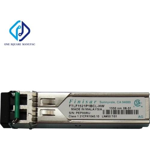 Finisar FTLF1521P1BCL-HW SFP 1.25G 1550nm 40km Single-Mode Optical Fiber Transceiver
