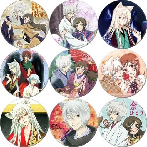 Hot Anime Kamisama Love Kiss Cosplay Badge Cartoon Tomoe Momozono Nanami Brooch Pins for Backpacks Decoration Gift YQSN
