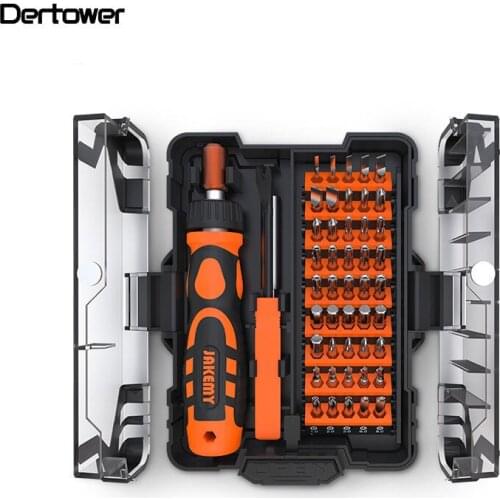 JAKEMYJM-6124 48-in-1 Multifunctional Precision Screwdriver Kit Adjustable Labor-saving Ratchet Handle DIY Maintenance Tool