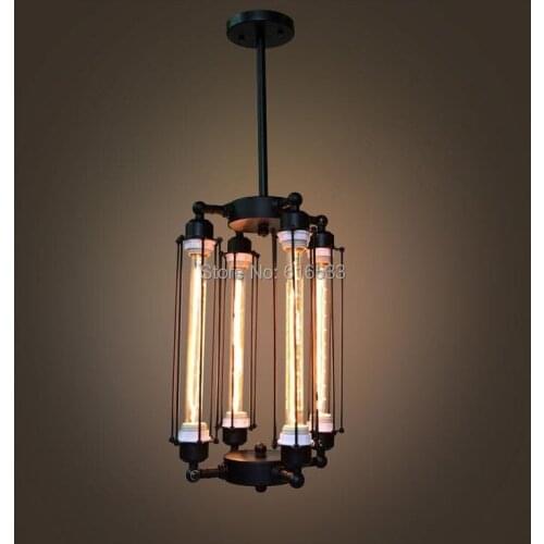 Rh Loft Vintage Industrial American Steam Punk Wrought Iron Edison Pendant Lamp Plate Kitchen Room Modern Home Decor Lighting