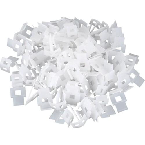 500 Pieces of PE Plastic Tile Leveling System Spacer with Clip Equipment Wall and Floor Tile Kit Perfect Tile Tool Tile