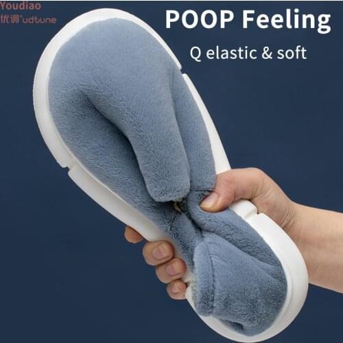 Thick-soled warm bag with cotton slippers plus velvet thickened confinement shoes autumn and winter home household men and women
