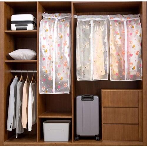 Three - dimensional widened garment dust bag,the family clothes store the hanging bag