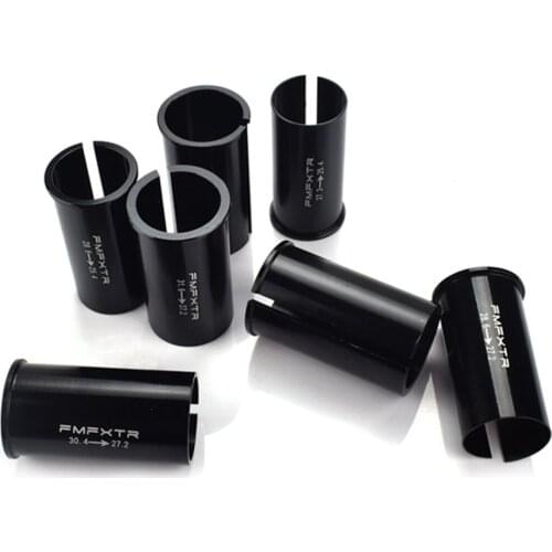 Bike Seatpost Reducer Tube Shim Sleeve, Seat Post Adapter Black Suit for MTB