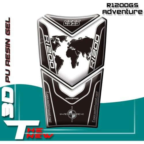 High quality Motorcycle Tank Pad Protector Sticker Fish Bone Sticker For BMW R 1200 GS R1200GS Adventure 2014-2017 2015 2016