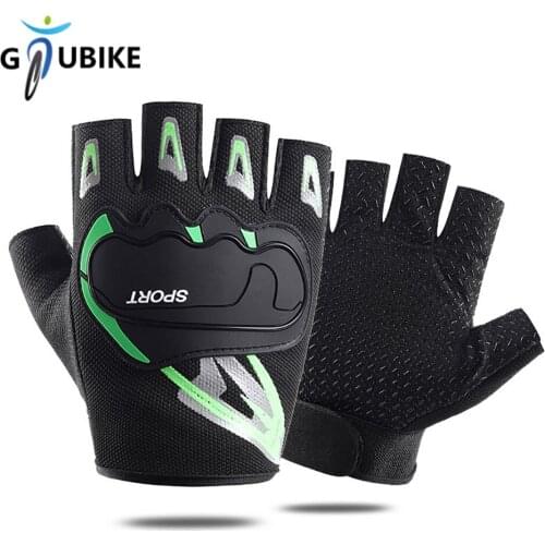 GTUBIKE High Elastic Half Finger Cycling Gloves Anti-slip Shockproof Outsport Gloves Running Fishing Short Sports Gloves