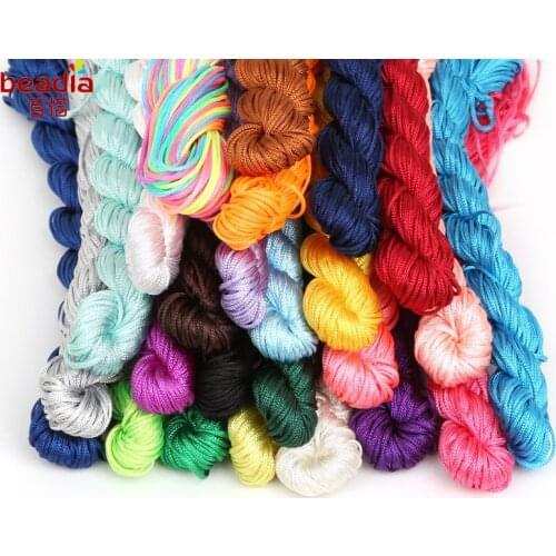 1.0mm Mercerized For Hand Knitting Chinese Knot Macrame String Wire Cord Thread For Homemaking 2018 New Arrival