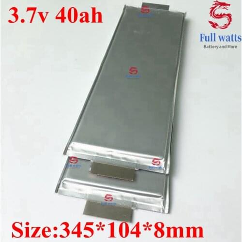 1pcs 3.7v High Capacity Li-ion Battery 3.7v 40ah Li Polymer Battery 3.7v 40ah for Electric Motor Wheelchair Battery Pack Diy