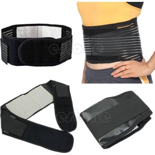 1 Pc Magnetic Heat Waist Therapy Belt Brace For Pain Relief Lower Back Support E65F
