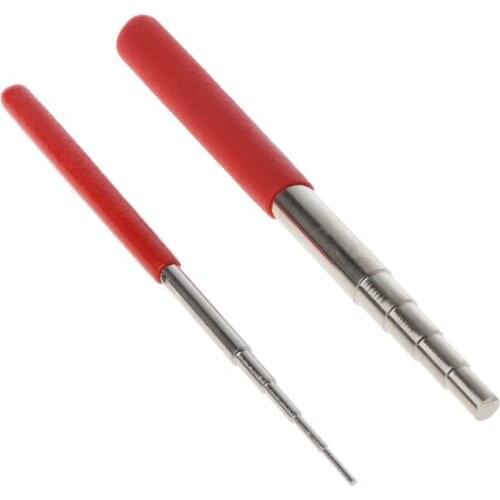 2Pcs 10 Size Wire Ring Wrapping Step Mandel Loop Jump Metal Jewelry Forming Tool