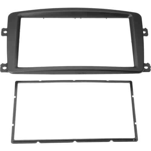 2Din Car Stereo Radio Fascia Panel Frame CD DVD Panel Audio Frame for Mercedes BENZ C CLASS W203 2002-2004