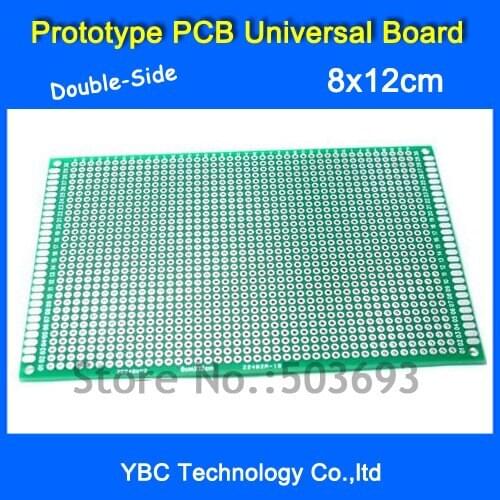 5pcs/Lot 8x12cm Double-Side Prototype PCB Universal Board for DIY