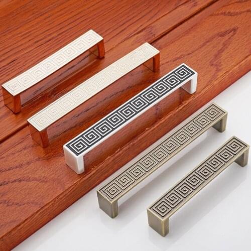 Aluminum Cabinet Pulls Modern Minimalist Wardrobe Cabinet Knobs Drawer Handle Furniture Hardware