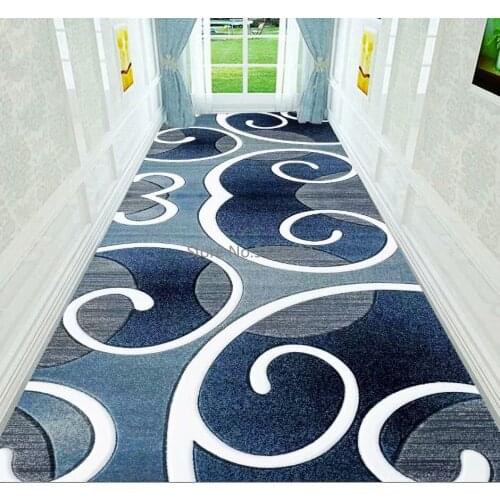 European Style Long Carpet For Stairway Corridor Hallway Carpets Nordic Home Hotel Runners Rug Party Wedding Area Rugs Customize