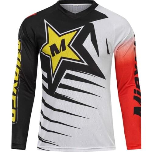 Downhill Jersey Motocross Mens MTB Enduro T Shirt Motorcycle Camisa Ciclismo DH Off-Road Quick Dry Long Sleeve Cycling Shirt