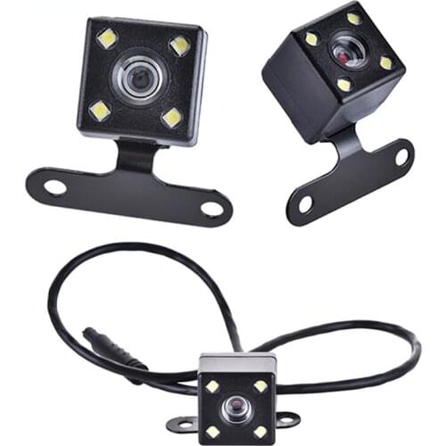 HD Car Rear View Camera Reverse Night Vision 170 Degree Wide Angle Recording Parking Waterproof Color Image Video Camera 5 Pin