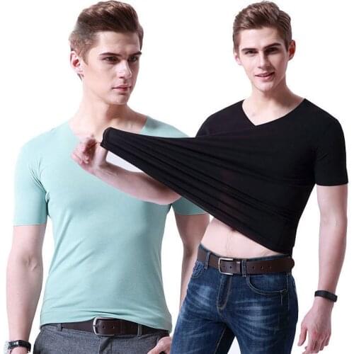 JUCHU TOP Men's Long T-shirts