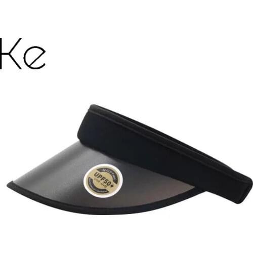 KE South Korea anti-ultraviolet sun visor UV sun hat empty top headband hat men and women outdoor sports sun hat summer