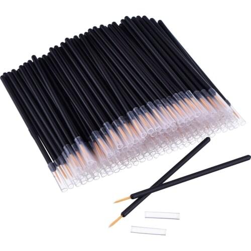 Hot 500pcs Makeup Brush Disposable Eyeliner Wand Applicator Cosmetics Maquiagem Eye Liner Professional Brush Lip Liner Brush