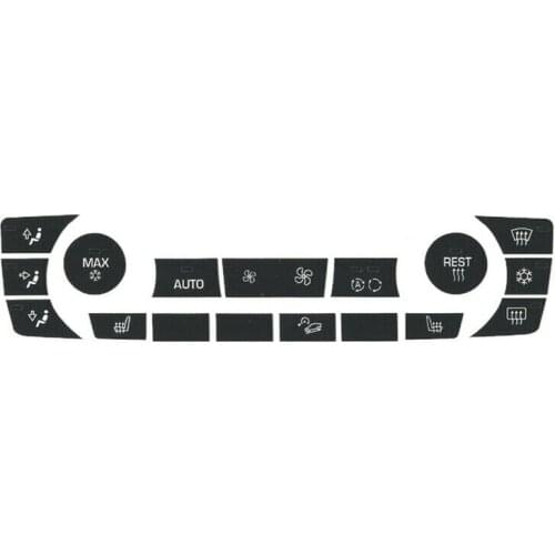 Climate Control Button Stickers Repair Kit for BMW 2006-2011 E90 E92 E91