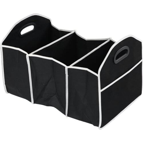 Folding Collapsible Sturdy Robust Car Storage Box Car Boot Organiser Shopping Tidy Collapsible Space Saving Storage Box