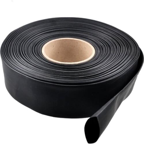 1 Meter high quality black insulation heat shrink tubing diameter 35/40/45/50/60/70/80/90mm DIY hot sale
