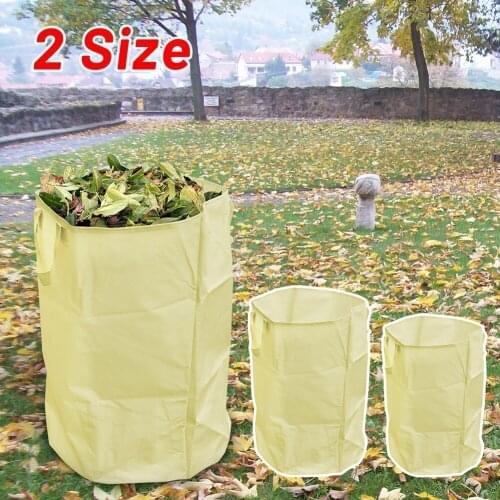 Garden Fabric Storage Bag Light Garbage Collection Container Outdoor Plant Flower Vegetable Pouch Leafs Collector 2 Sizes