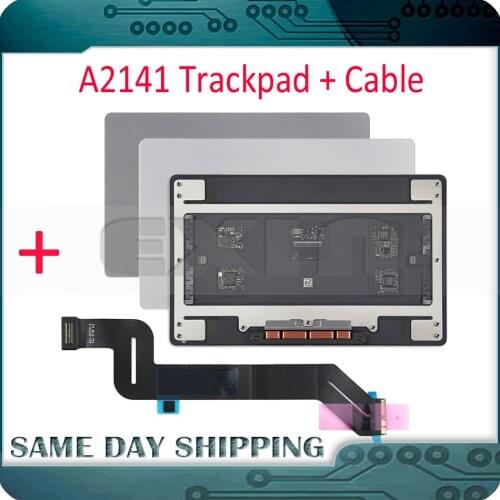 Original New A2141Touchpad Trackpad Space Gray Silver Color for Macbook Pro 16'' A2141 Trackpad With Cable 2019 2020 Year