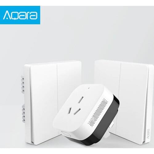 New Aqara Smart Home Gateway 3 ,Aqara Smart Light Control ZiGBee/Wifi Wireless Key and Wall Switch Via Smarphone APP Remote