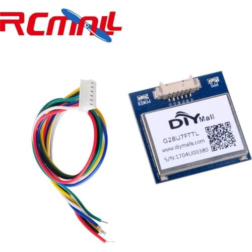 VK2828U7G5LF GPS Module with Antenna with FLASH Flight Control Model UART/TTL /232 , Support GPS,GLONASS,GALILEO
