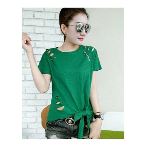 2020 Women Short Sleeve Shirt Top Garment lvory black