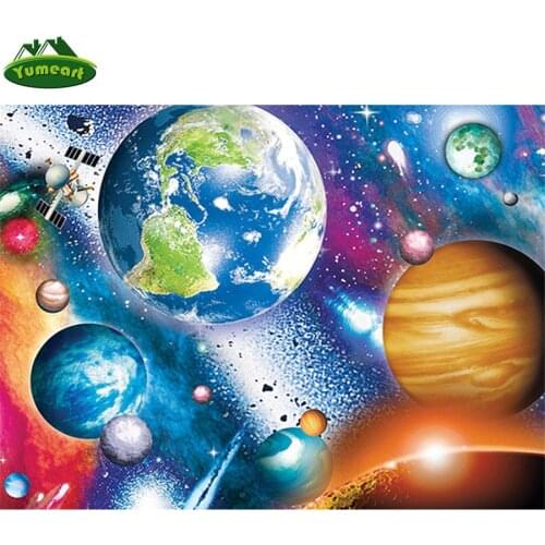 Diamond Embroidery Planet Landscape,DIY 5D Diamond Painting Accessories Full Square Drill Diamond Mosaic Rhinestones,Decoration