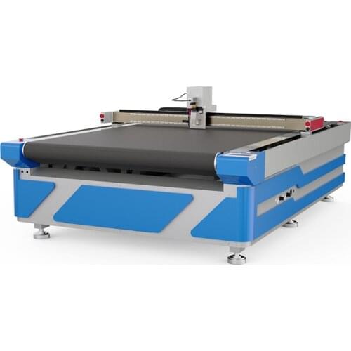 Jinan AccTek CNC Fabric Cloth Kt Board Cardboard 1625 1825 2030Oscillation Knife Cutter CNC Wood Cutting Machine