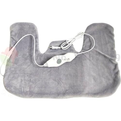 Electric Heating Pad Warmer Heated Mat Large Thermal Blanket Shoulder Neck Back Heating Shawl Wrap Pain Relief Temperature