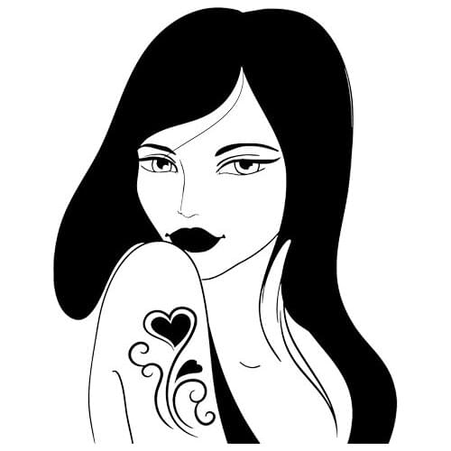 Personality Smiling Elegant Sexy Girl Car-Sticker Automobiles Motorcycles Window Bumper Laptop Vinyl Decal PVC Decorative Goods