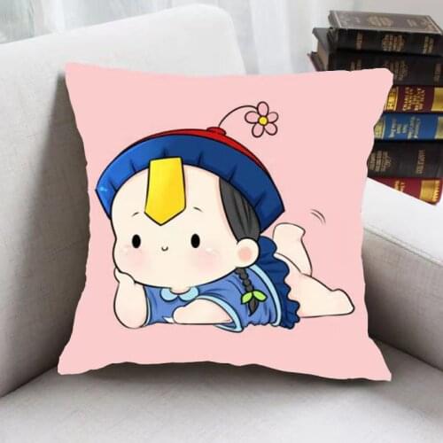 Chinese Cartoon Series Pillowcase Cute Stiff Fish Cushion Cover Cojines Decorativos Para Sofa Home Decor Throw Pillow Covers