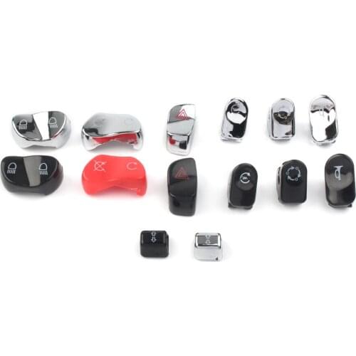 7pcs Universal Motorcycle Hand Control Switch Housing Button Cover Cap Kit For Victory